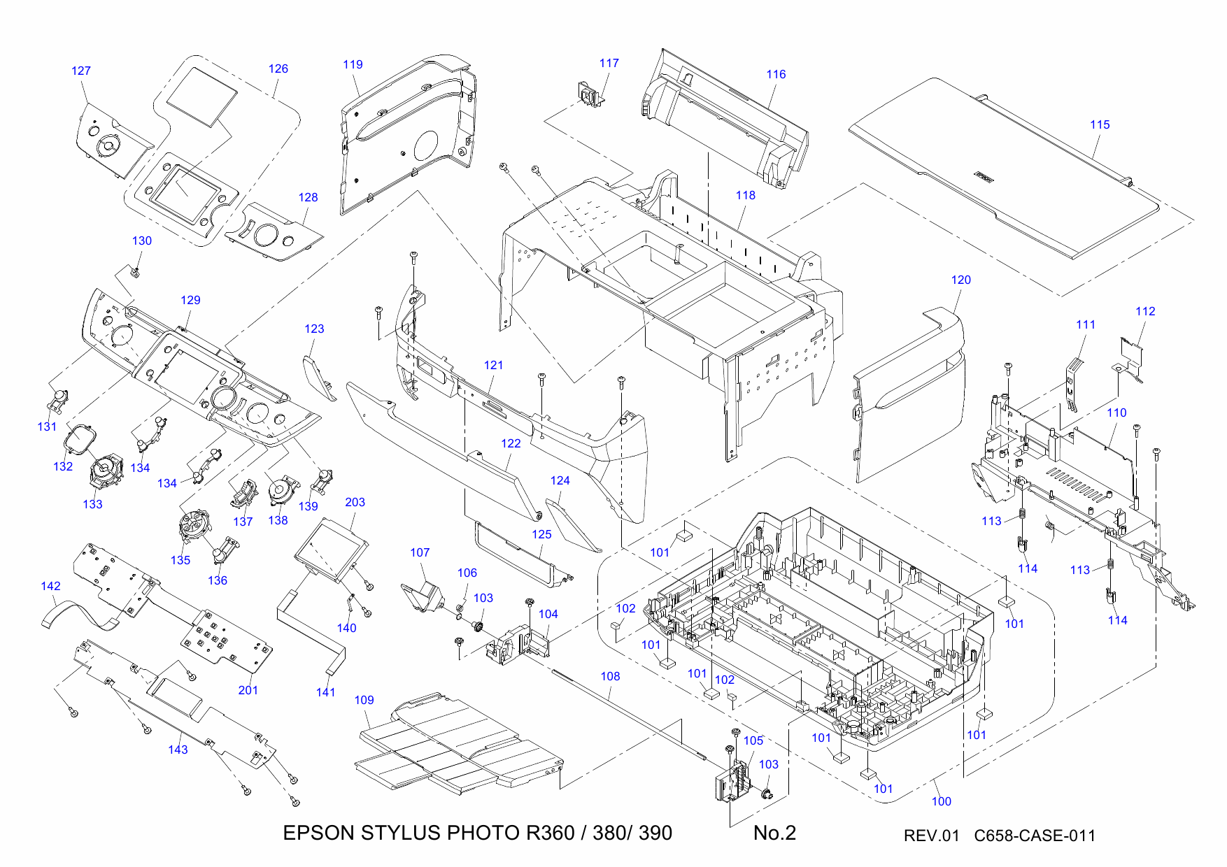 EPSON StylusPhoto R360 R380 R390 Parts Manual-4